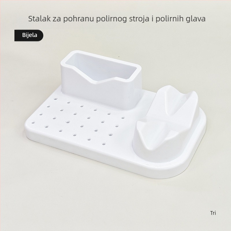 Stalak za postavljanje brusilice preko granica, kutija za organizaciju svrdla, alati za manikuru, kutija za pohranu brusilice za manikuru