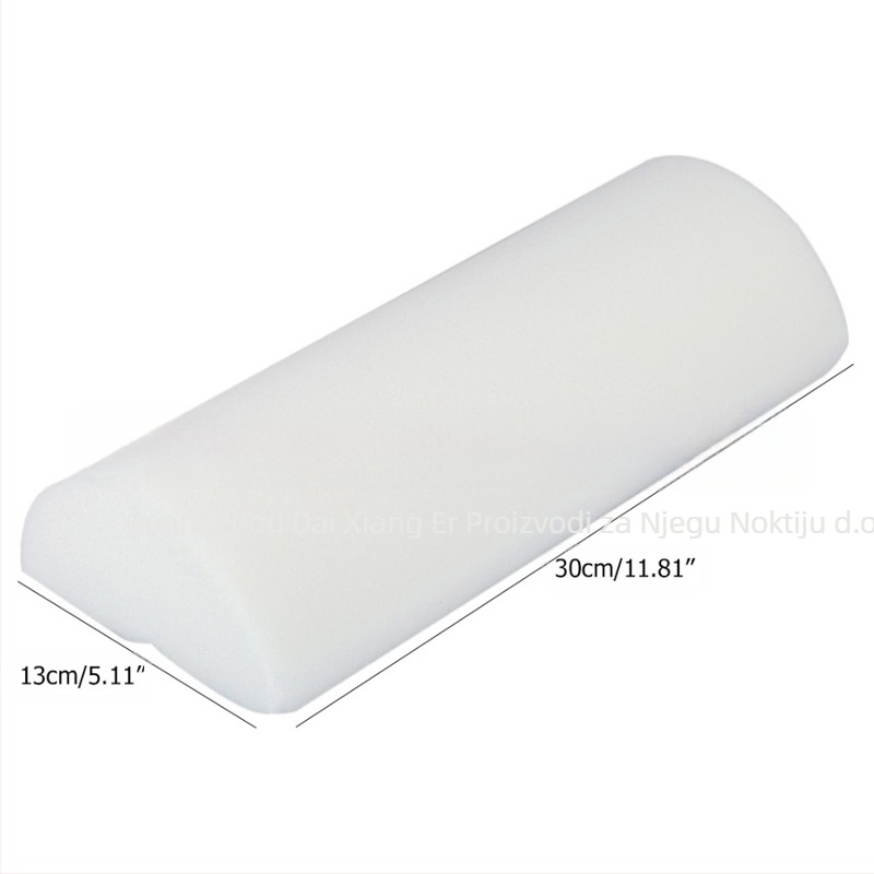 Vanjskotrgovinski proizvodi, ručnik za nokte, jastuk za ruke, polukružni jastuk za ruke, platneni polukružni, uklonjivi i perivi monokromatski jastuk za ruke, višebojni, opcionalno