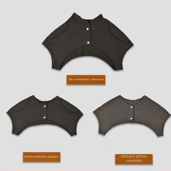 Derong samozagrijavajući prsluk za trudnice i majke za spavanje u vratnoj kralježnici, hladnootporni prsluk za srednje i starije osobe, topli šal, skriveni jastučići za ramena nakon poroda