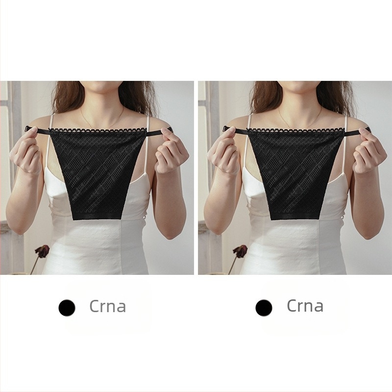 [1/2/3 komada] dvoslojni čipkasti štitnik za prsa, štitnik za prsa, jednodijelni, otporan na izlaganje, otporan na svjetlost, za trčanje