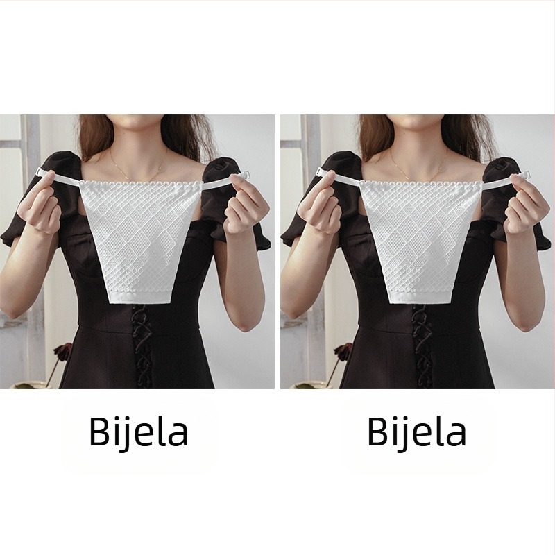 [1/2/3 komada] dvoslojni čipkasti štitnik za prsa, štitnik za prsa, jednodijelni, otporan na izlaganje, otporan na svjetlost, za trčanje