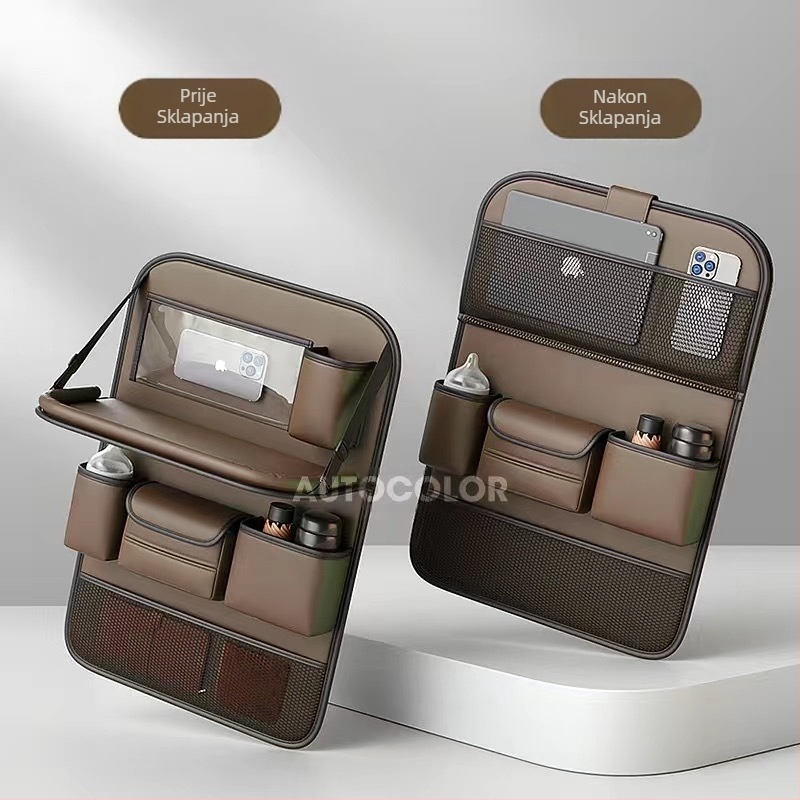 Torba za pohranu naslona autosjedalice višenamjenski stalak za pohranu viseća torba za pohranu na stražnjem sjedalu automobila unutar visećeg automobila