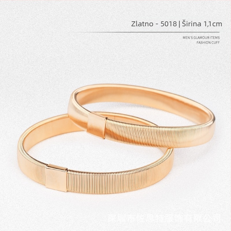 Muške košulje s kraćim rukavima, artefakt manžete, europske i američke retro fiksne elegantne barmene, košulje s protukliznim prstenom