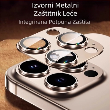 Apple 16Promax folija za objektiv iPhone 16 Naljepnica za stražnju kameru plus metalni prsten za objektiv s punim pokrivanjem