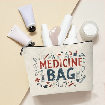 Šik torba za klavir i note s temom medicinske sestre, lagana i izdržljiva torba za pohranu od poliestera s patentnim zatvaračem, glazbenik