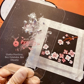 Paleta za ulje na platnu, prozirna akrilna paleta, akvarelni pigment, umjetnički student, lako se čisti, praktično i prenosivo