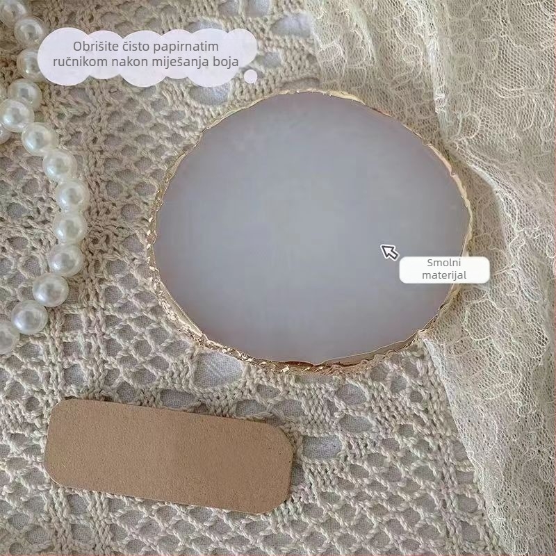 Paleta za ulje na platnu, prozirna akrilna paleta, akvarelni pigment, umjetnički student, lako se čisti, praktično i prenosivo