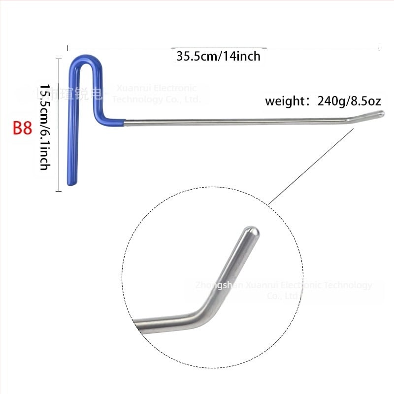 Odijelo za gornju šipku, alat za popravak udubljenja na automobilskom limu, odijelo za neravnine, poluga za popravak jama, alat za popravak automobila bez boje