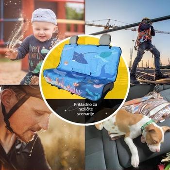 Prekogranična nova tiskana vodootporna navlaka za stražnje sjedalo za jogu, otporna na znoj, neklizajuća navlaka za stražnje sjedalo, jastuk otporan na mrlje