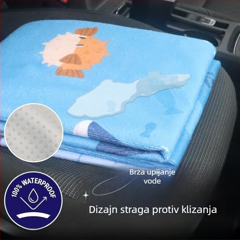 Prekogranična nova tiskana vodootporna navlaka za stražnje sjedalo za jogu, otporna na znoj, neklizajuća navlaka za stražnje sjedalo, jastuk otporan na mrlje