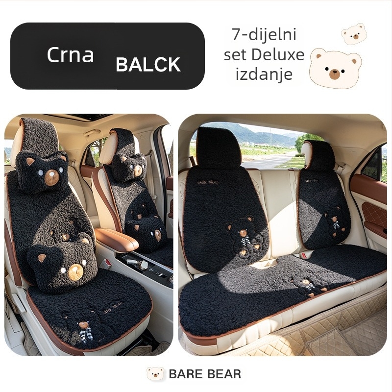 Jastuk za auto plišani topli zimski pokrivač za sjedalo crtani slatki božica jastuk za auto pola pakiranja jastuka za autosjedalicu veleprodaja