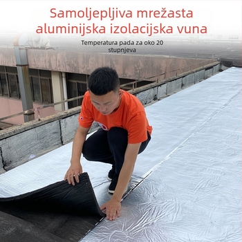 Izolacija krova, pamučna tkanina otporna na visoke temperature, vatrootporna tkanina, izolacijska folija za strop krova, sunčana soba, samoljepljiva izolacijska ploča za krov