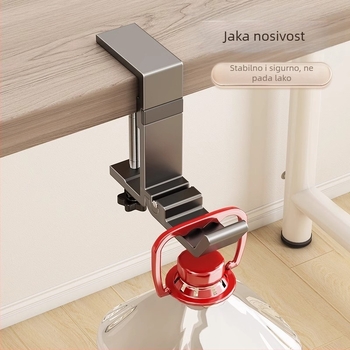 Školska torba kuka za studentski stol bočno viseća školska torba bez bušenja, jaka nosivost, studentski stol za spavaonicu, bešavna viseća torba, artefakt