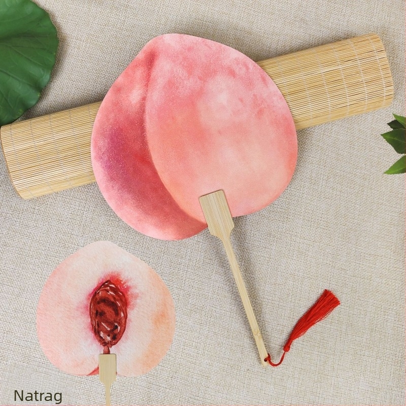 Lepeza lubenice, lepeza za voće, kul rekviziti, eksplozije malih crvenih knjiga, ručno oslikani lepeza, ljetni slatki poklon za hljebljenje rukom