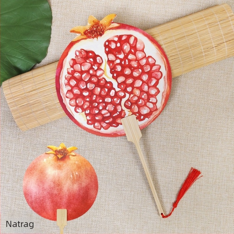 Lepeza lubenice, lepeza za voće, kul rekviziti, eksplozije malih crvenih knjiga, ručno oslikani lepeza, ljetni slatki poklon za hljebljenje rukom