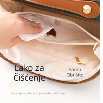 Prekogranična kozmetička torba, luksuzna putna torba za pranje velikog kapaciteta, ženska torba, kozmetička torba s dvostrukim otvaranjem i velikim otvorom za pohranu