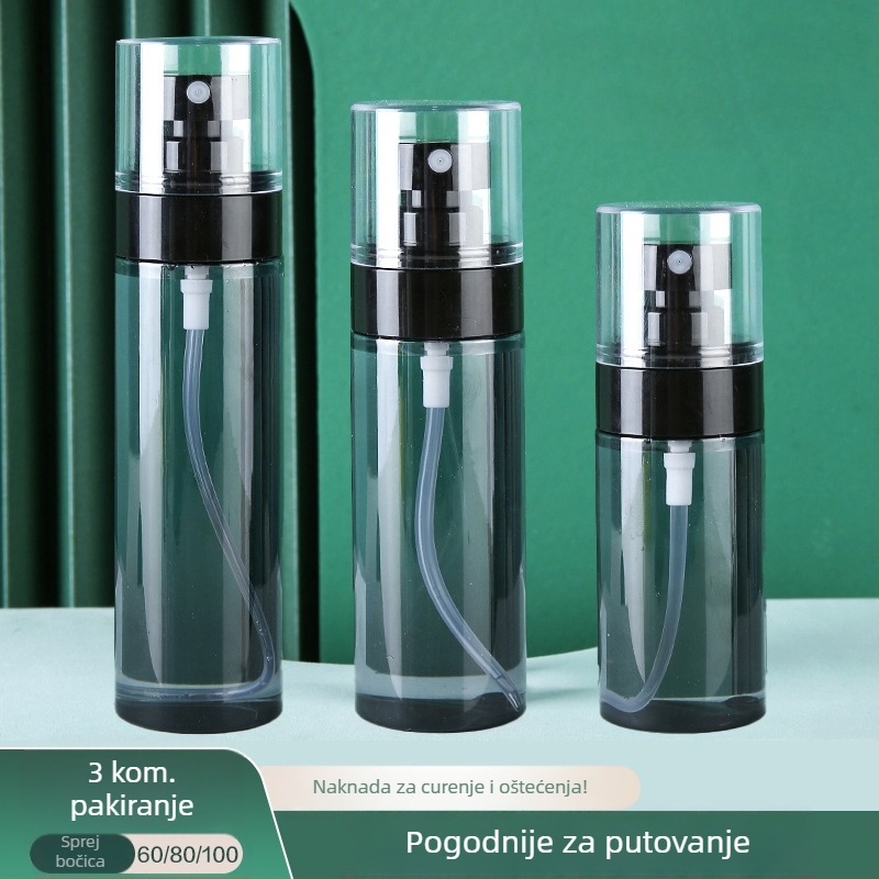 Bočica s raspršivačem, ultra fina maglica, putna bočica za ponovno punjenje, šminka za lice, hidratacija, prijenosna, tip push, alkoholna mala bočica s raspršivačem za putovanja