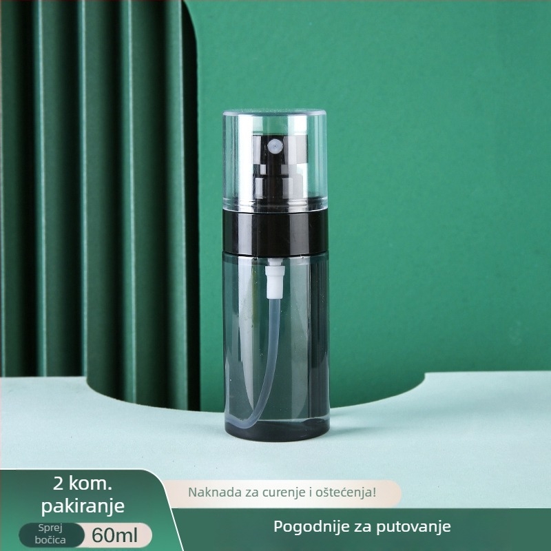 Bočica s raspršivačem, ultra fina maglica, putna bočica za ponovno punjenje, šminka za lice, hidratacija, prijenosna, tip push, alkoholna mala bočica s raspršivačem za putovanja