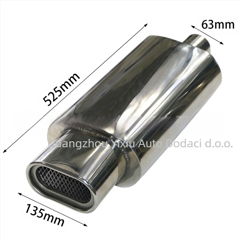 Tvornica izravno automobil modifikacija od nehrđajućeg čelika sportski automobil zvučni val univerzalna ispušna cijev kosi top nisko teški i debeli zvučni bubanj