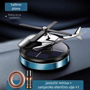 Solarni rotirajući helikopterski ukras za automobil, kreativni aromaterapijski nadzorni panel, prekogranični muški automobilski pribor, držač mirisa