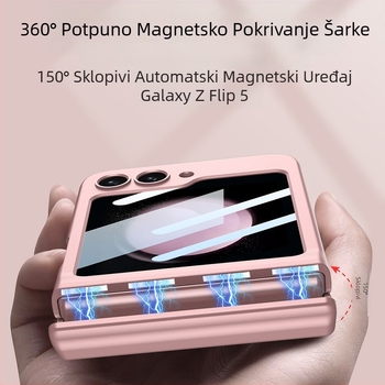Pogodno za Samsung Z Flip6/5/4 Futrola za mobitel Flip 30% popusta Magnetska zaštitna folija za zaslon sa šarkama, sveobuhvatna zaštitna folija