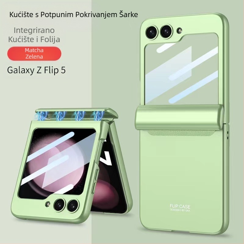 Pogodno za Samsung Z Flip6/5/4 Futrola za mobitel Flip 30% popusta Magnetska zaštitna folija za zaslon sa šarkama, sveobuhvatna zaštitna folija