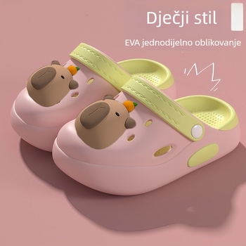 Kapi Bala Boys Hole Shoes Ljetne dječje neklizajuće papuče za djevojčice u zatvorenom prostoru s crtanim motivima za vanjsku upotrebu