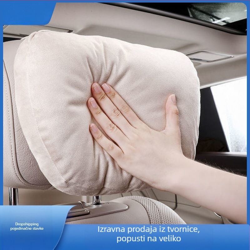 Jastuk za naslon za glavu, jastuk za vrat Mai, par unutarnjih jastuka za sjedalo, duboki jastuk za struk, auto Shina klase 4