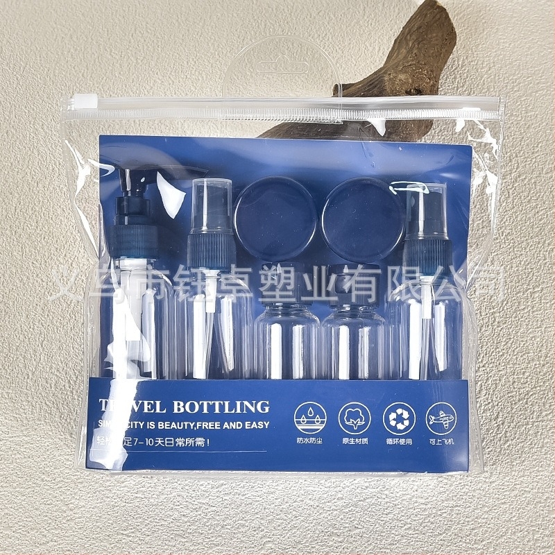 Putni set za boce, prozirna plastična kozmetička boca od 60 ml, boca za losion, prijenosna boca za kremu, prazna boca s raspršivačem
