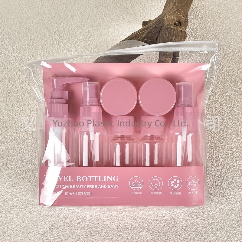 Putni set za boce, prozirna plastična kozmetička boca od 60 ml, boca za losion, prijenosna boca za kremu, prazna boca s raspršivačem