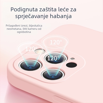 Pogodno za Apple 17Promax tekuću masku za telefon Iphone14Pro Straight Edge silikonsku masku 13 Ultra tanku All-Inclusive masku za Xr