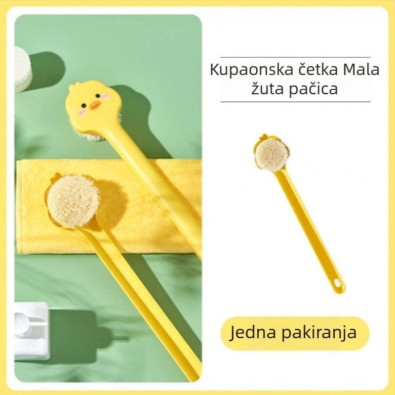 Četka za ribanje s dugom drškom, dvostrana mekana silikonska četka za kupanje, četka za kupanje za tijelo, četka za kupanje, trljanje leđa, veleprodaja artefakata