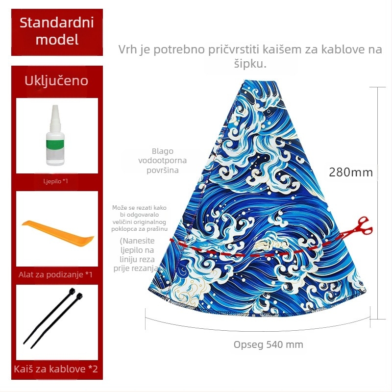 Modifikacija automobila i poklopac za prašinu od vjetra JDM personalizirani kreativni poklopac za prašinu, poklopac ručke mjenjača preko granice, vruća rasprodaja Univerzalni