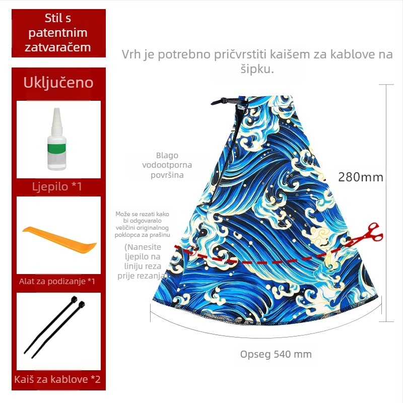 Modifikacija automobila i poklopac za prašinu od vjetra JDM personalizirani kreativni poklopac za prašinu, poklopac ručke mjenjača preko granice, vruća rasprodaja Univerzalni