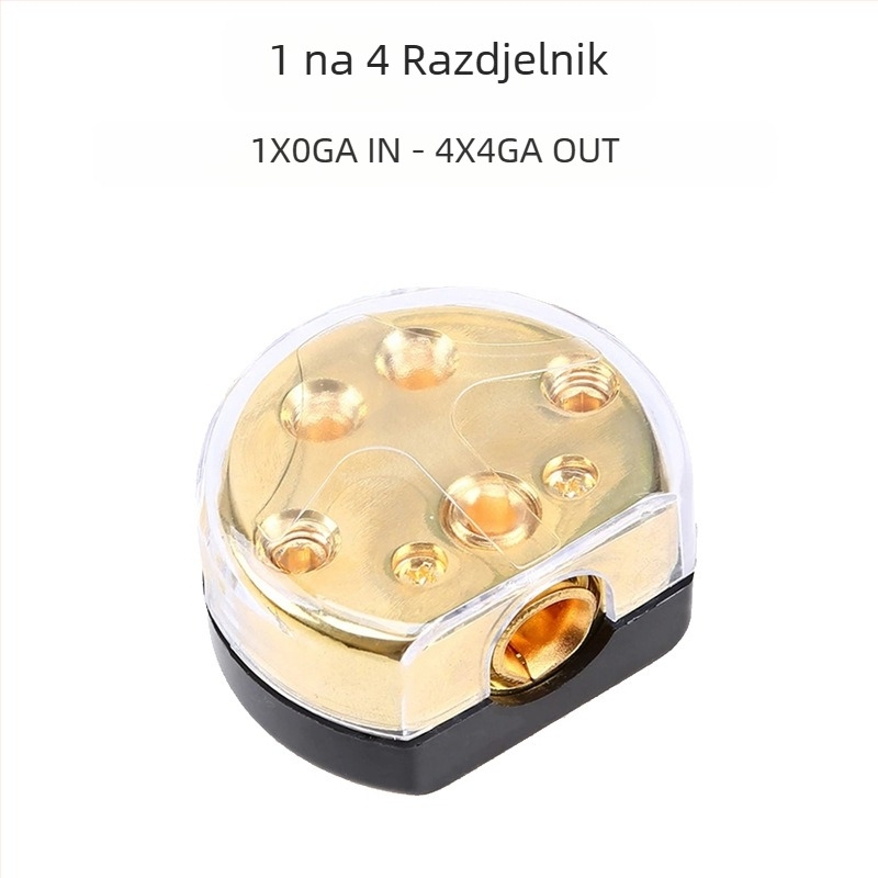 Prekogranična isporuka razdjelnika za modifikaciju auto pojačala, jedan na dva, jedan na četiri, razdjelnik za hub