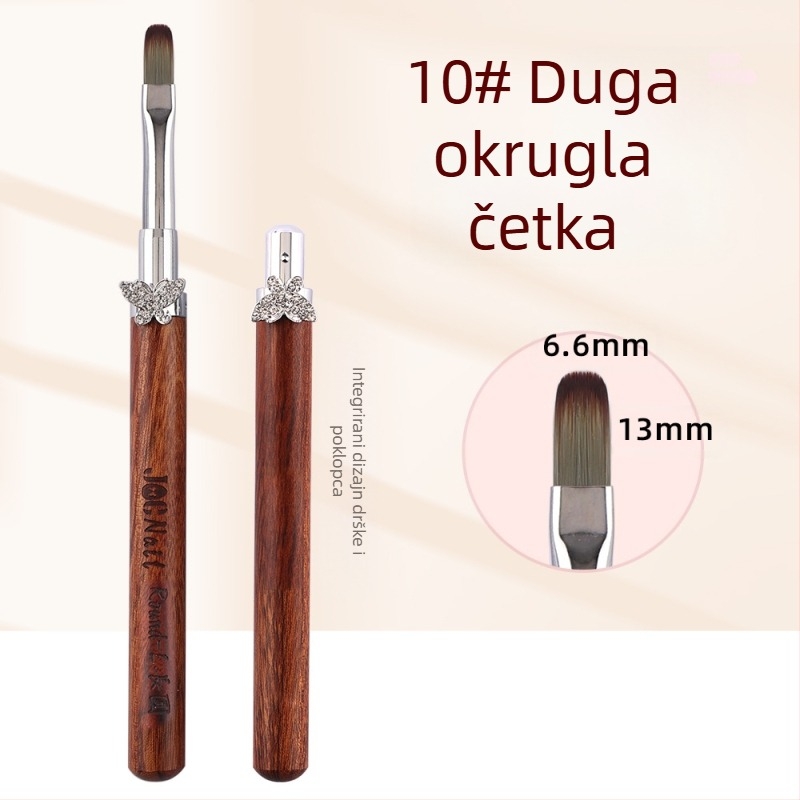 Set kistova za nokte s kardamom zvijezdom i leptirom, veliki i mali okrugli kistovi za fototerapiju, posebni kistovi za slikanje cvijeća, crtanje linija, gradijent, univerzalna olovka