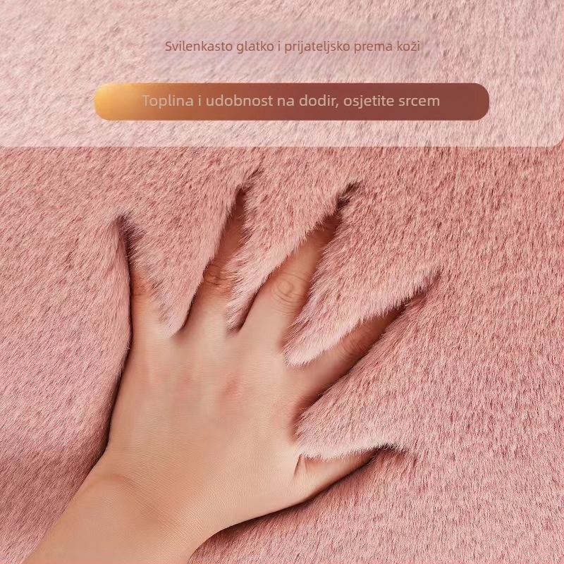 Zimski jastuk za autosjedalicu, besplatno vezivanje, topli univerzalni jastuk za sjedalo, imitacija zečjeg krzna, neklizajući zadebljani jastuk za autosjedalicu, veleprodaja jastuka za autosjedalicu