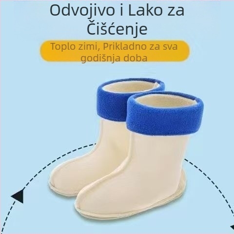 2025 Dječje čizme za kabanicu Univerzalna dječja kabanica Neklizajuće dječje čizme za kabanicu Vodene cipele za bebe Muškarci i žene Slatke crtane tople