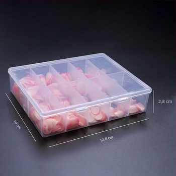 Manikura s umjetnim noktima u francuskom stilu s nošenjem oklopa, 120 komada u kutiji kratkih u boji, u francuskom stilu s nošenjem oklopa, s odvojivim umjetnim noktima