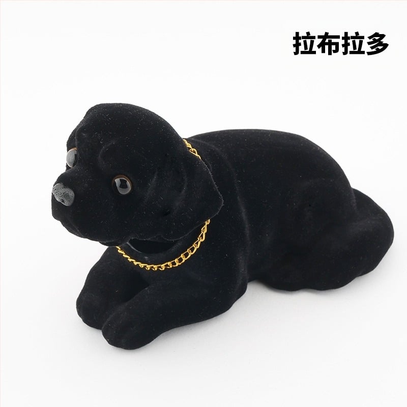 Automobil s pokretnom glavom za psa koji se trese, ukras za simulaciju lutke koja se trese, pribor za automobil od smole, auto s pokretnom glavom za psa, proljetni pas na veliko