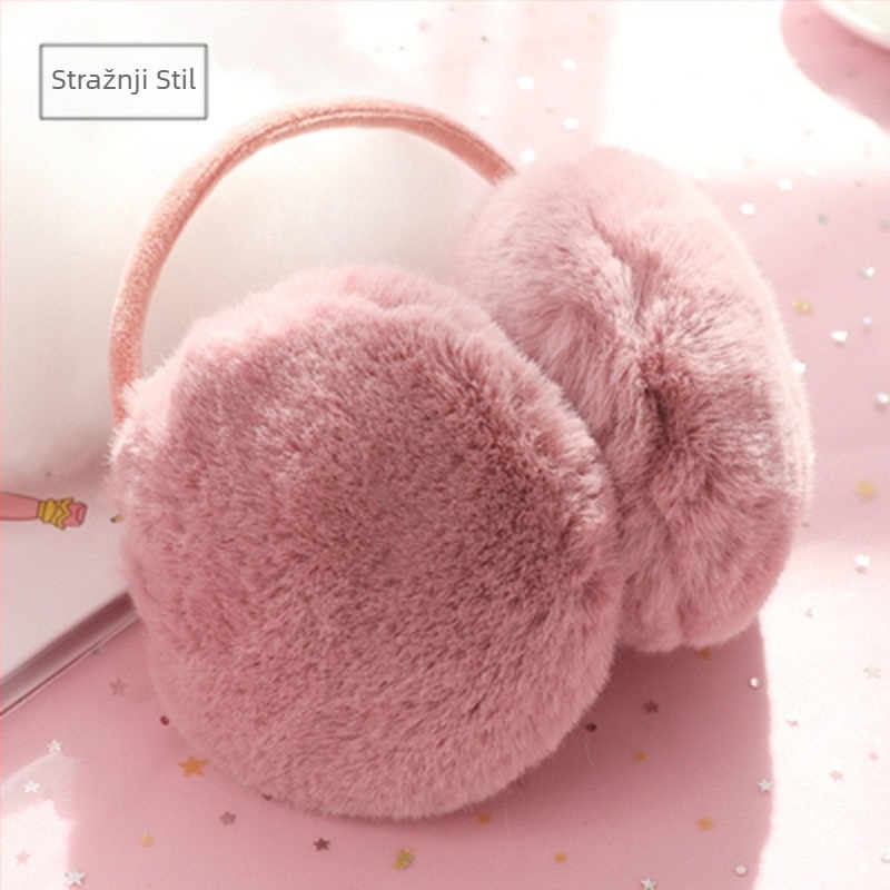 Ženske tople štitnike za uši u korejskom stilu, slatke, sklopive, štitnici za uši za muškarce i djecu, zimske štitnike za uši za studente