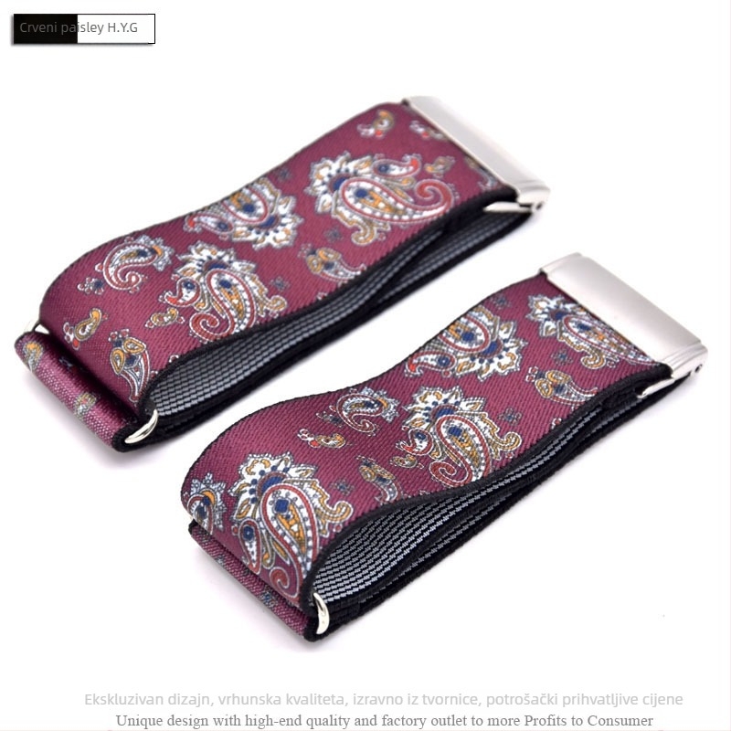 Narukvice za košulje za odrasle, muške i ženske, neklizajuće trake, svestrane manžete za rukave, elegantne elastične narukvice, europski i američki prstenovi za rukave, podesive