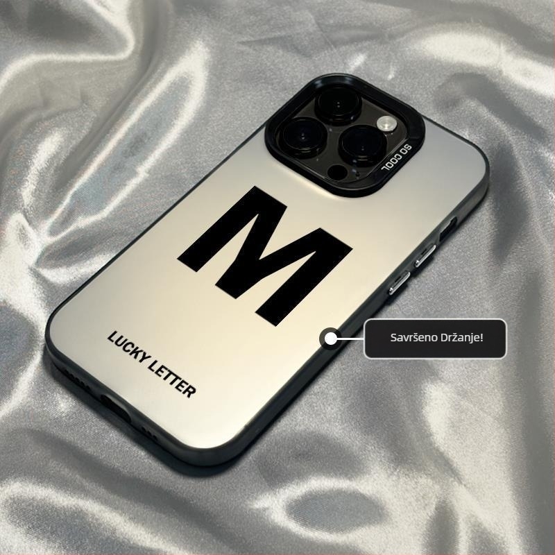 Pogodno za Apple 15 Promax maskicu za mobitel, novi iPhone 14, modernu marku, jednostavno sretno slovo 13, elegantnu 12.