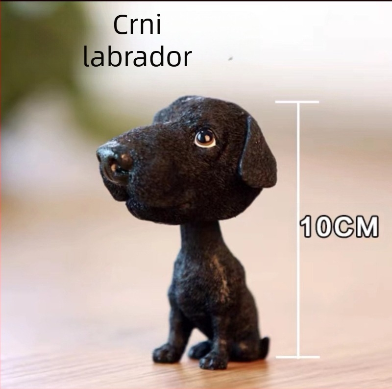 Ukrasi za pse s pomičnom glavom iz cijelog svijeta, Kreativni i slatki ukrasi za automobile, Slatke lutke za simulaciju pasa i mačaka, Svjetski poznati psi