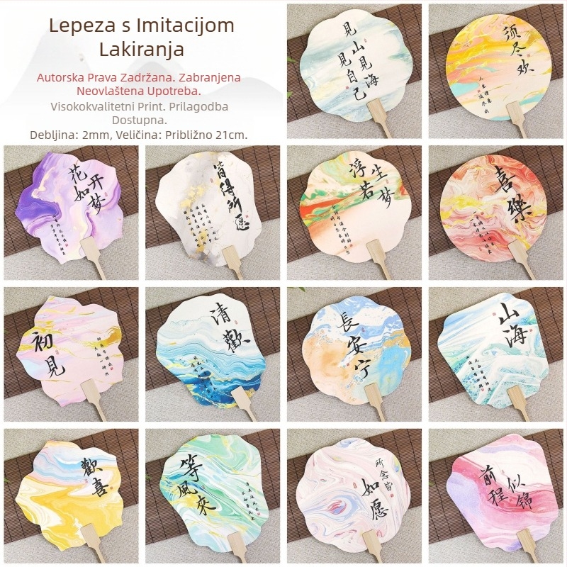 Lepeza cvijeta božura Luoyang, lepeza u obliku cvijeta u kulturnom i kreativnom drevnom stilu, prijava za fotografiranje slikovitog mjesta nacionalnog trenda, prilagodba lepeze plesnim zanatima