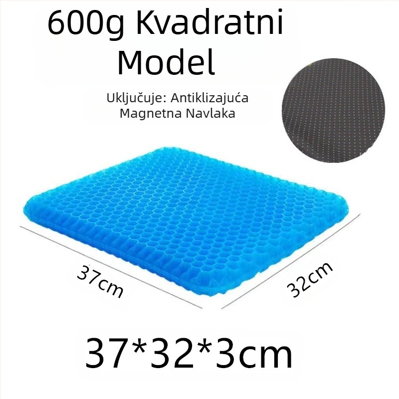 Veleprodaja ljetnih ledenih jastučića, japanskog saćastog gel jastuka, uredskog, dugosjedećeg silikonskog jastučića za stražnjicu, auto hladnog jastuka za sjedalo