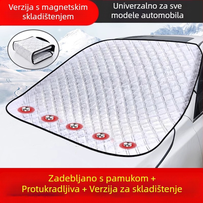 Navlaka za prednje vjetrobransko staklo automobila, otporna na sunce, kišu, mraz, toplinska izolacija, polunavlaka, polukaroserija, navlaka za podvozje, vanjska navlaka, zaštita od snijega