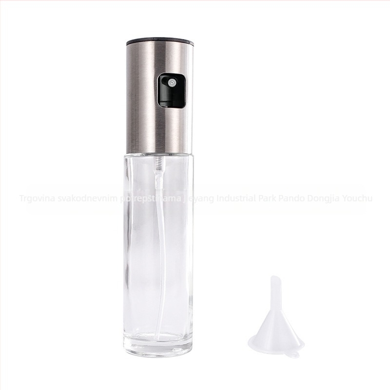 Boca za prskanje od nehrđajućeg čelika 304, presa, boca za prskanje, boca za roštilj, kućna staklena boca za prskanje, boca za ulje