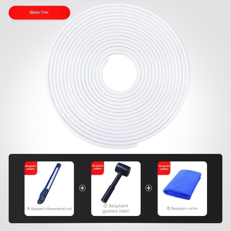 Traka za zaštitu od sudara na automobilskim vratima, univerzalna zaštitna traka za rubove vrata, neljepljiva traka za otvaranje vrata, zaštita od ogrebotina, ukrasni pribor