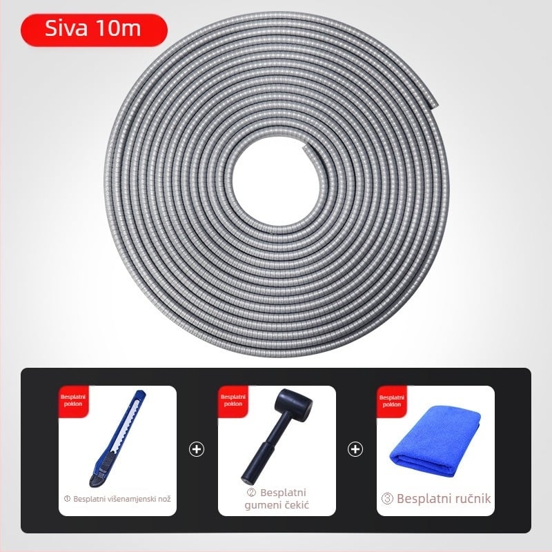 Traka za zaštitu od sudara na automobilskim vratima, univerzalna zaštitna traka za rubove vrata, neljepljiva traka za otvaranje vrata, zaštita od ogrebotina, ukrasni pribor